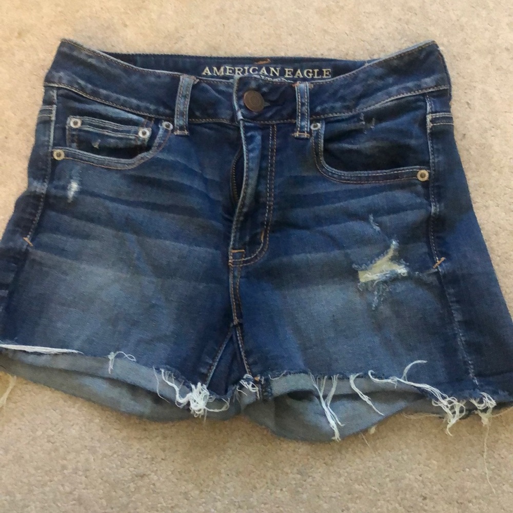 🦅American Eagle 🦅 jean shorts, high rise shortie